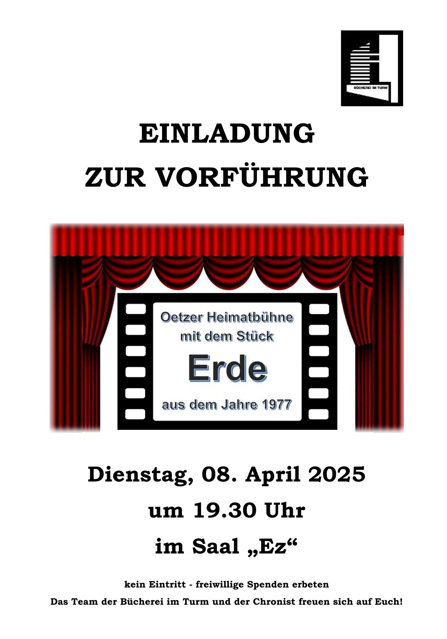 Einladung zur Vorführung