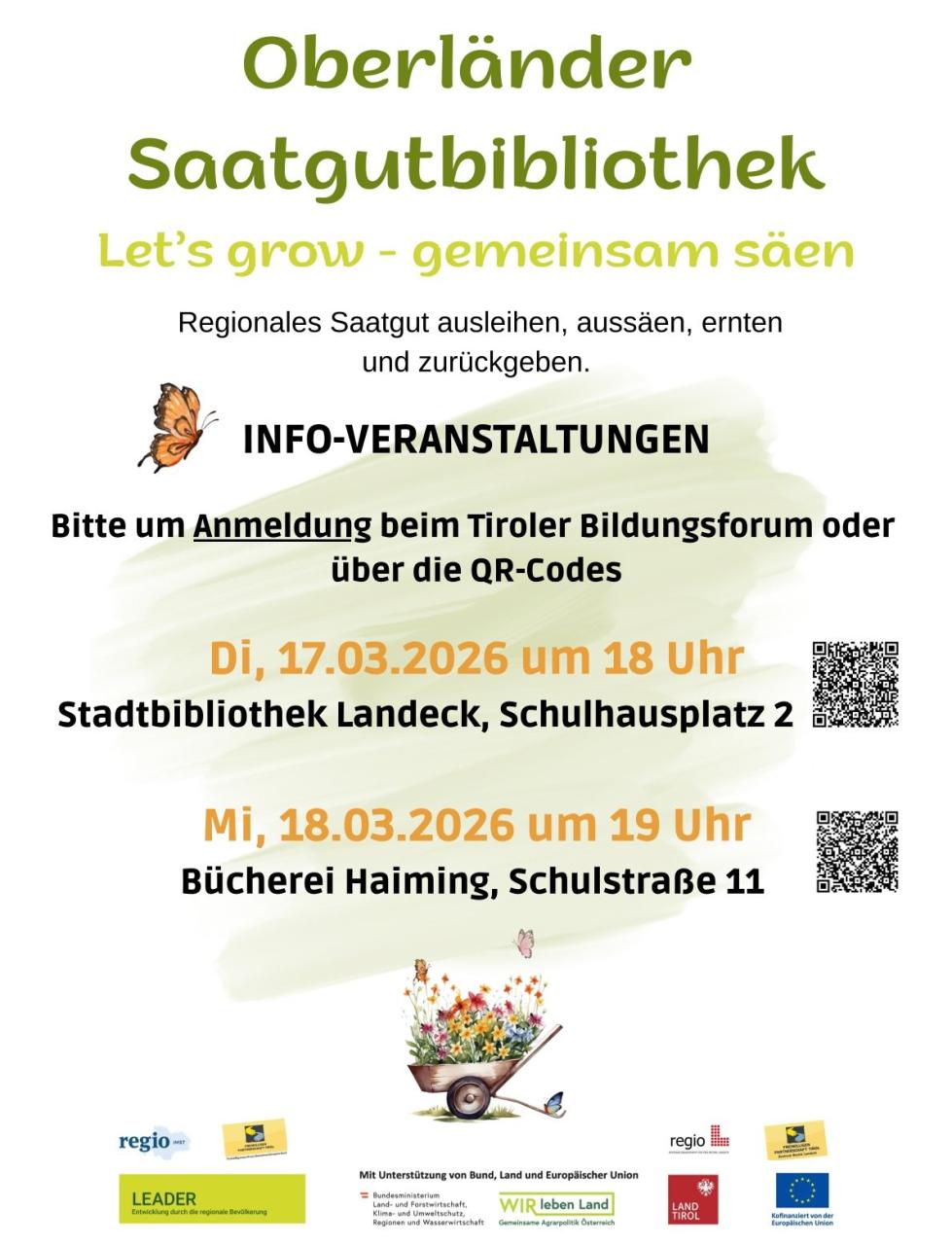 Oberländer Saatgutbibliothek Plakat